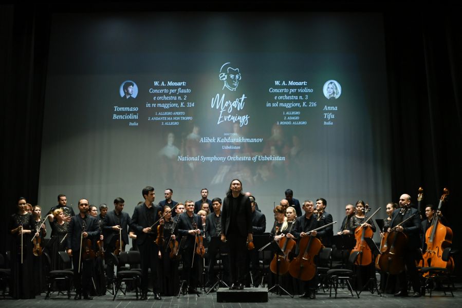Mozart Evenings, Marrucino al completo per la National Symphony Orchestra of Uzbekistan