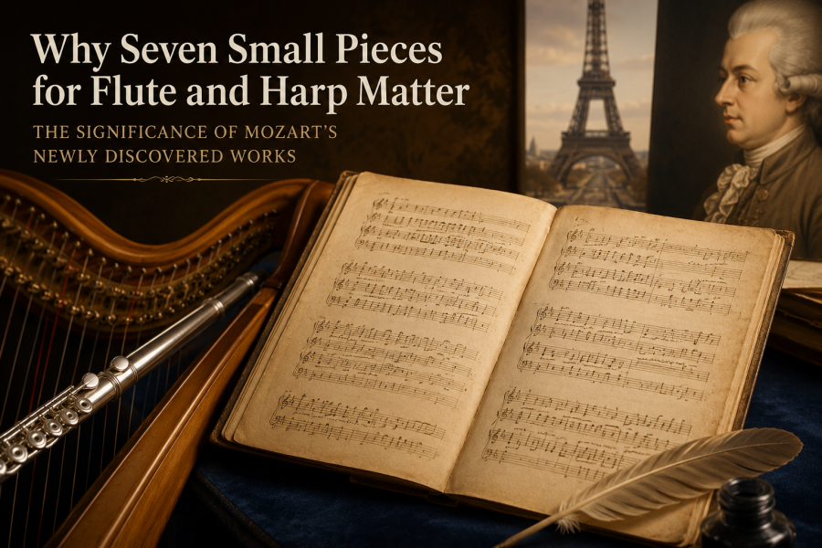 Why Seven Small Pieces for Flute and Harp By Mozart Matter